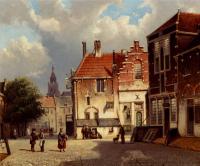 Willem Koekkoek - Town Square